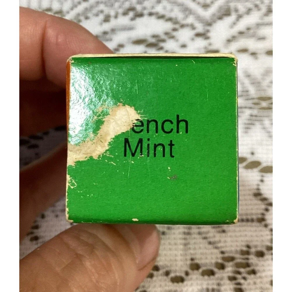Vintage Avon Small World Lipkins French Mint Lip Pomade NOS Original Box USA